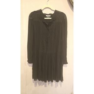 Isabel Marant Étoile Black Lace Knee Length Dress Size 38 Formal
